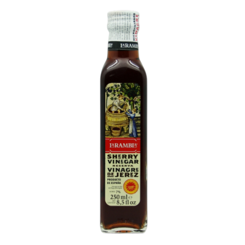La Rambla Sherry Vinegar Reserve ລາແຣມບລາ ນ້ໍາສ້ມສາຍຊູຫມັກເຊອຣີ່ 250ml