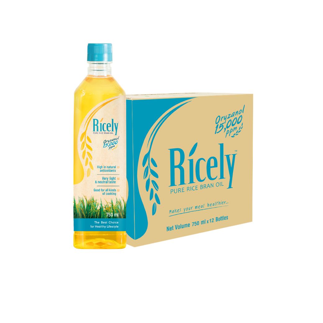 Ricely ນ້ໍາມັນຣໍາຂ້າວ ໂອຣີຊານອລ 15,000 ppm. (ຍກລັງ 12 ຂວດ)