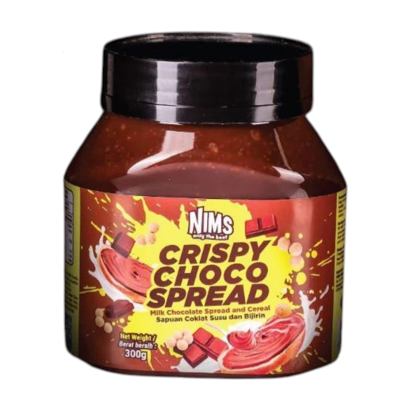 (ຣວມຣສ) Nims chocolate spread  ເນຍຖັ່ວພິຕາຊິໂອ້ Pistachio Butter ຊັອກໂກແລຕສເປຣດ ແຍມທາຂນມປັງ ໄສ້ຂນມ ເບເກອຣ໌ຣີ່ ຊັອກໂກແລຕ ຄຸກກີ,170ກຣັມ