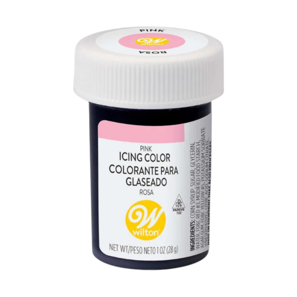 ສີເຈລຜສມອາຫາຣ Wilton Icing Color ຂນາດ 1 ອອນຊ໌ Pink
