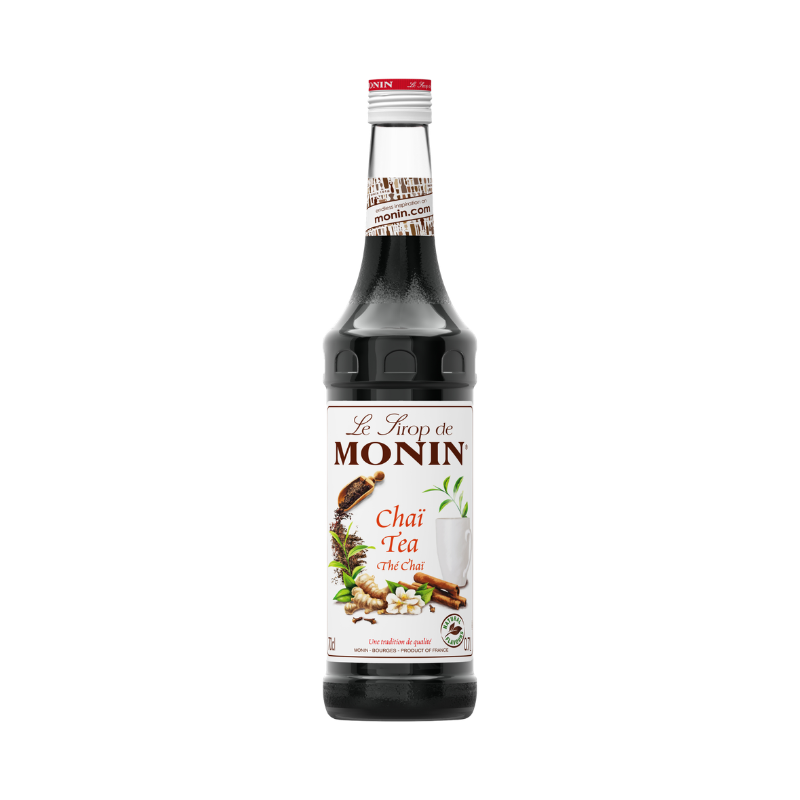 MONIN Chai Tea  Syrup 700 ML. | ໂມນິນນ້ໍາເຊື່ອມກລິ່ນໄຊທີ 700 ມລ.