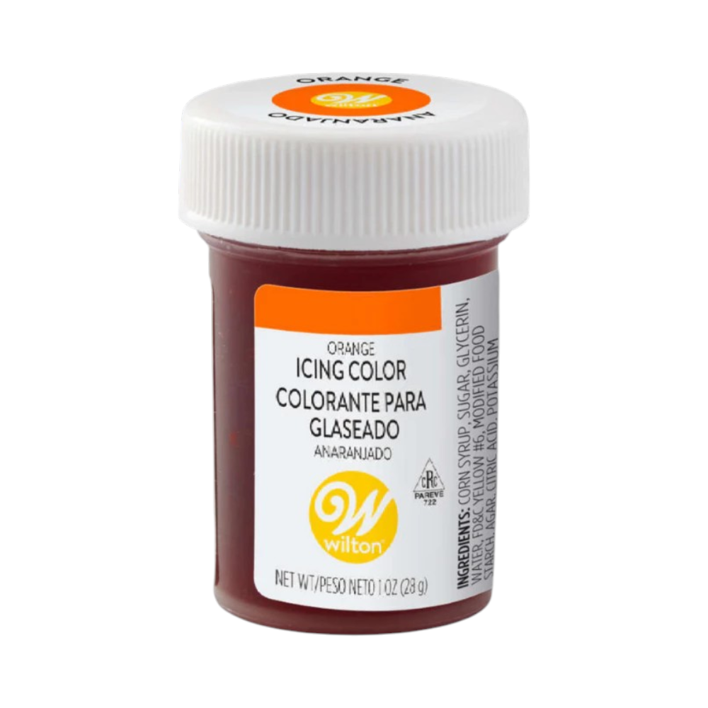 ສີເຈລຜສມອາຫາຣ Wilton Icing Color ຂນາດ 1 ອອນຊ໌ Orange