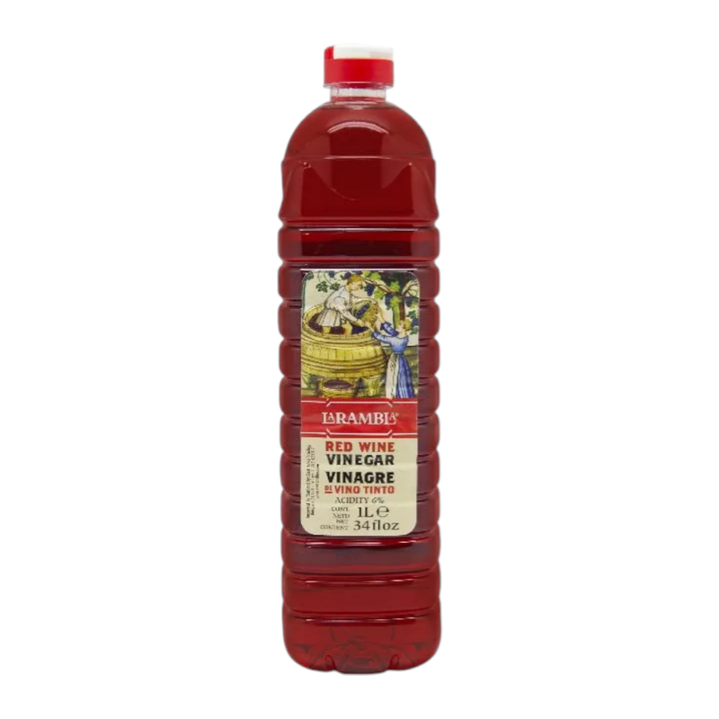 La Rambla Red Wine Vinegar ລາແຣມບລາ ນ້ໍາສ້ມສາຍຊູຫມັກໄວນ໌ແດງ 1000ml LR104