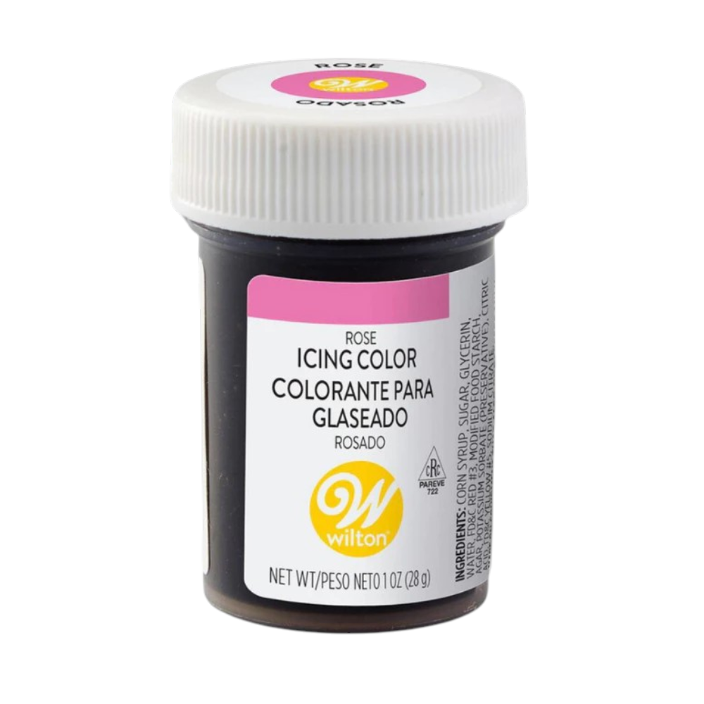 ສີເຈລຜສມອາຫາຣ Wilton Icing Color ຂນາດ 1 ອອນຊ໌ Rose