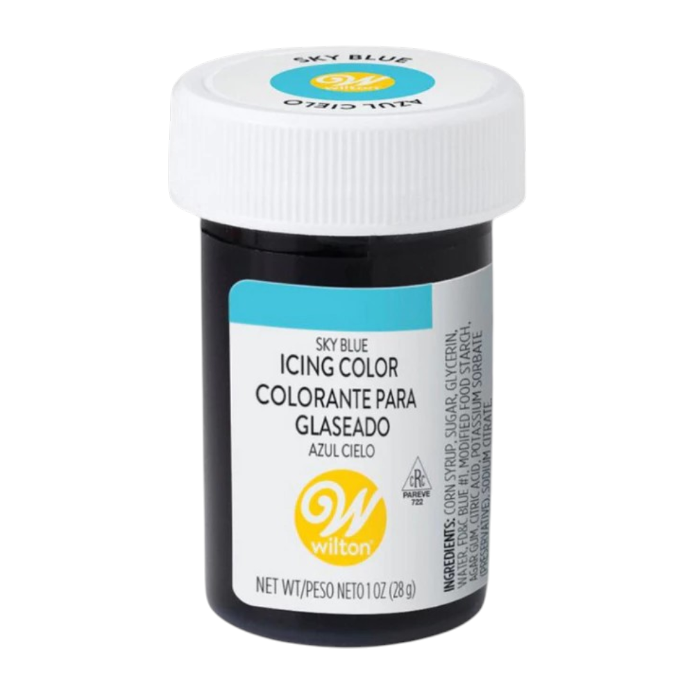ສີເຈລຜສມອາຫາຣ Wilton Icing Color ຂນາດ 1 ອອນຊ໌ Sky Blue