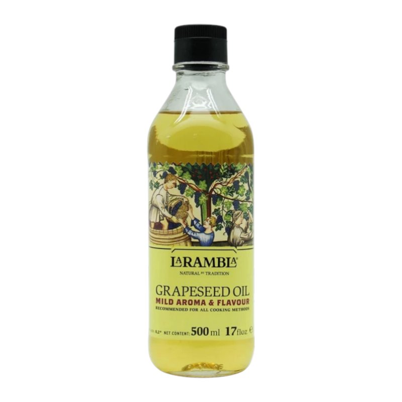 LA RAMBLA Grape Seed Oil 500 ml ນ້ໍາມັນຈາກເມລັດອງຸ່ນ ນໍາເຂ້າຈາກປຣະເທສສເປນ