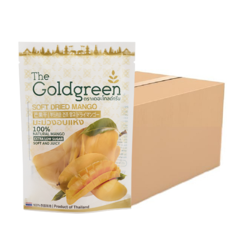 [ແພຄໂປຣ10] The Goldgreen - ມະມ່ວງອບແຫ້ງ SOFT DRIED MANGO 200 ກຣັມ