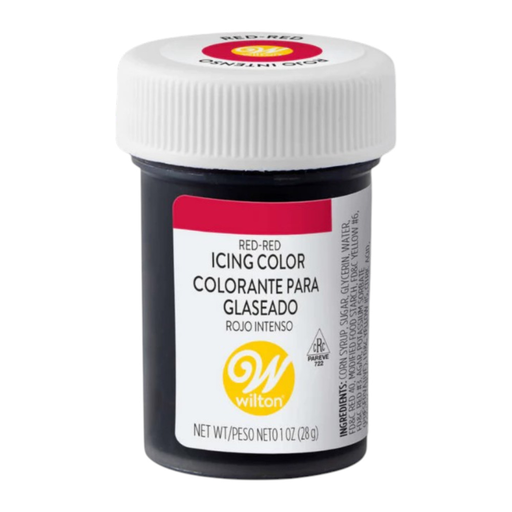 ສີເຈລຜສມອາຫາຣ Wilton Icing Color ຂນາດ 1 ອອນຊ໌ Red Red