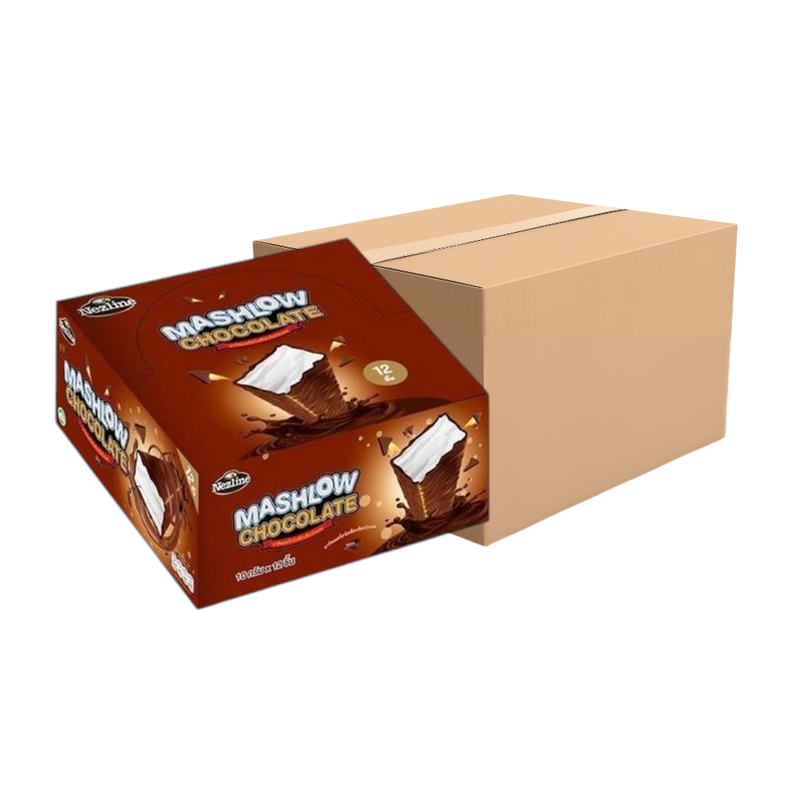 [ຍກລັງ 24 ກລ່ອງ] MASHLOW ມາຣ໌ຊໂລ່ 120g ຣສຊັອກໂກແລຕ ສຕຣອວ໌ເບອຣ໌ຣີ MASHLOWມາຣ໌ຊໂລ່ກລ່ອງ120g ຊັອກໂກແລຕເຄລືອບມາຣ໌ຊເມລໂລ່ແທ່ງ ຍກລັງ (24ກລ່ອງ) ຊັອກ
