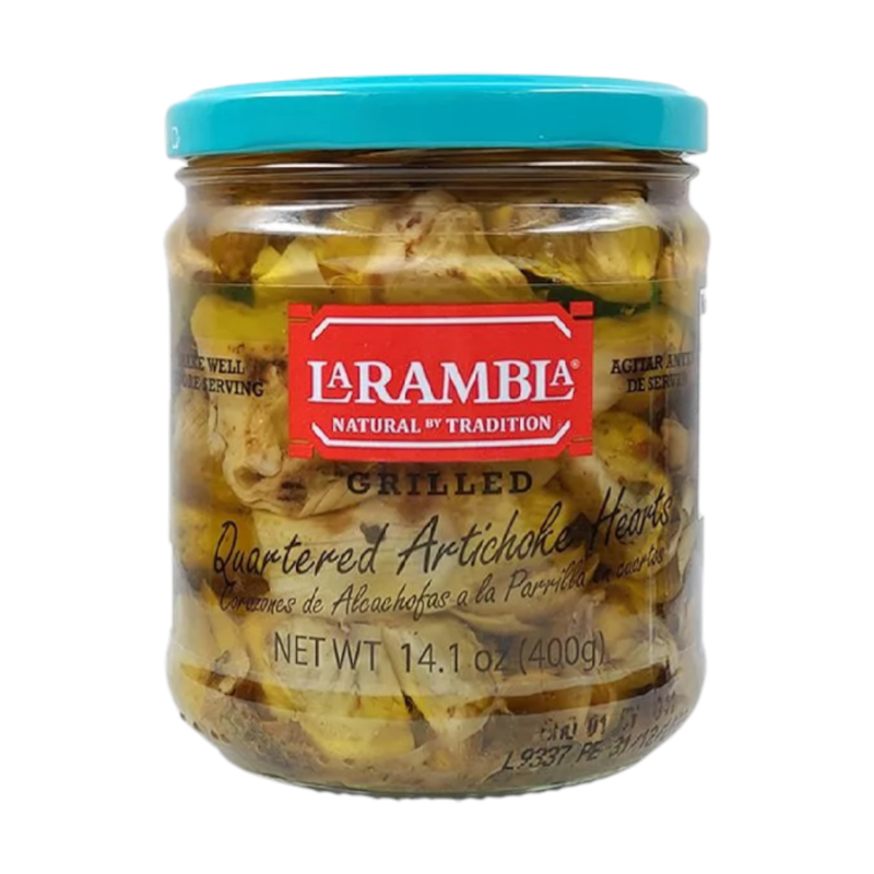 La Rambla Quarter Artichoke Heart Grilled ລາແຣມບລາ ອາຣ໌ຕິໂຊຄຍ່າງແບບຫັ່ນ 400g