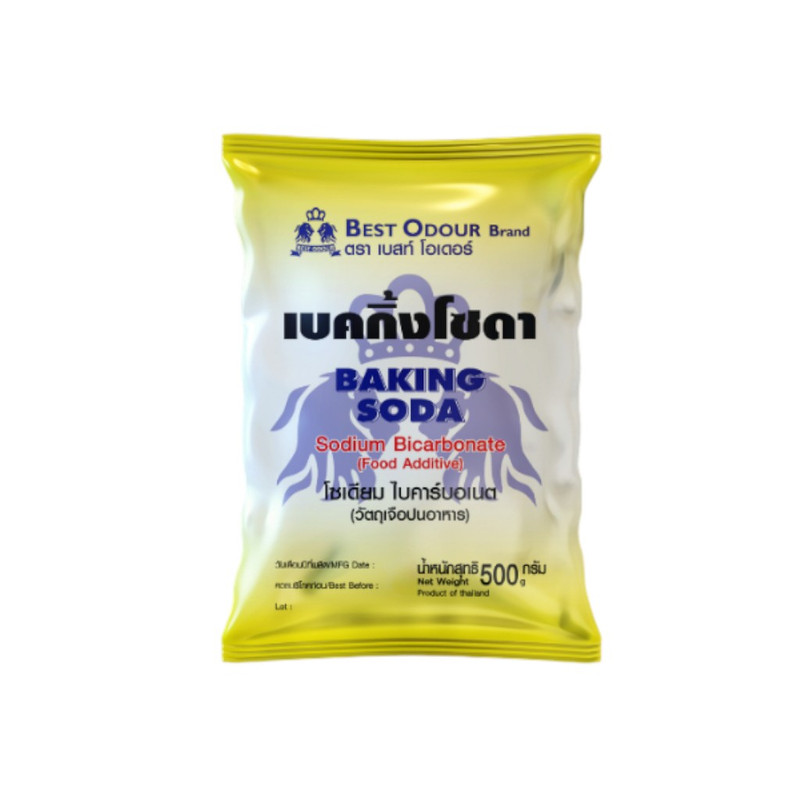 Best odour ເບຄກິ້ງ ໂຊດາ ຂນາດ 500 ກຣັມ Baking soda 500 ກຣັມ ຜງໂຊດາ ທໍາຄວາມສະອາດ ລ້າງຜັກ ເບເກອຣີ່