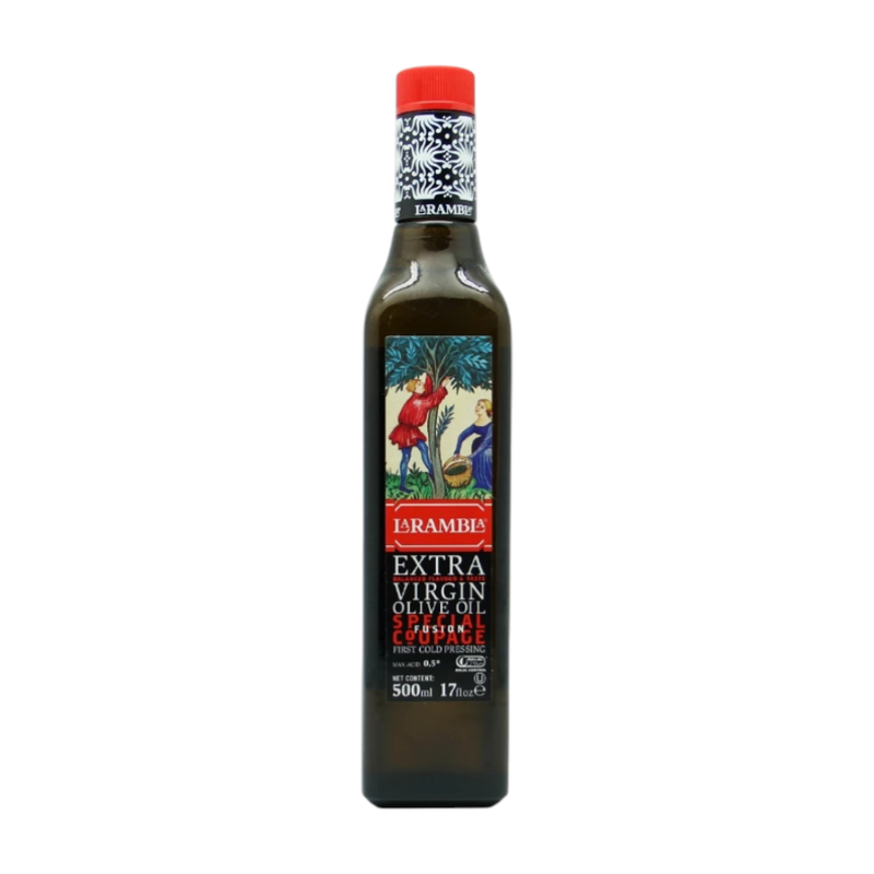 La Rambla Extra Virgin Olive Oil (500 ml x2) ນ້ໍາມັນມະກອກ ແບບເອັກຊ໌ຕຣ້າເວອຣ໌ຈິ້ນ