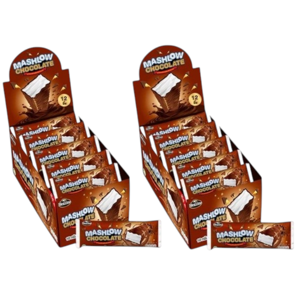 [ ໂປຣ 1 ແຖມ 1 ] MASHLOW ມາຣ໌ຊໂລ່ 80g  ຊັອກໂກແລຕເຄລືອບມາຣ໌ຊເມລໂລ່ແທ່ງ ມີຮາລາລ ພກພາງ່າຍ ຊັອກໂກແລຕ ມາຣ໌ຊເມລໂລ່ ມາຣຊໂລກລ່ອງ ຊອກ+ຊອກ