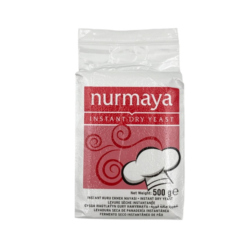 Nurmaya INSTANT DRY YEAST 100% ຍີສຕ໌ ຜສມເບເກອຣີ່ ຫມັກ ຂນມປັງ ເນອມາຍາ ຂນາດ 500 ກຣັມ