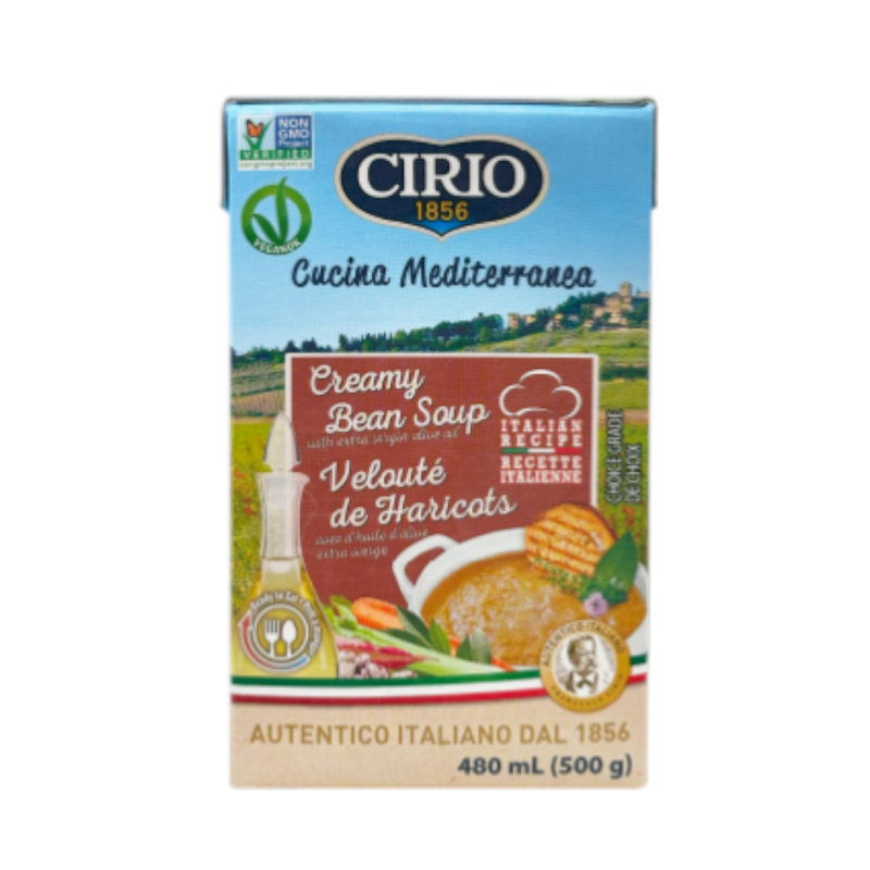 CIRIO Creamy soup 3 ຣສຊາຕິ ຊຸປຄຣີມສໍາເຣັຈຣູປ ມະເຂືອເທສ / ຖັ່ວບອຣ໌ລອຕຕິ / ຖັ່ວລູກໄກ່ ພຣ້ອມທານ 500 ກຣັມ ຖັ່ວບອຣ໌ລອຕຕິ CI60