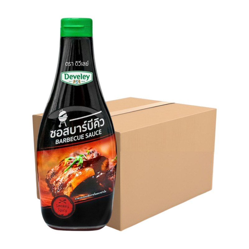 Develey  BBQ sauce (ຊອສບາຣ໌ບີຄິວ) ຂນາດ 430 ກຣັມ ແພັຄ 6 ຂວດ