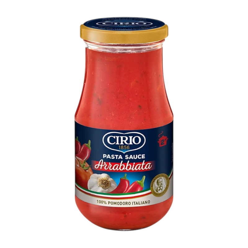 CIRIO Pasta Sauce ຊີຣິໂອ ຊອສພາສຕ້າ 420g Arrabiatta (ພຣິກ) CI34