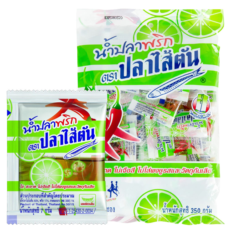 ຕຣາປລາໄສ້ຕັນ ນ້ໍາປລາພຣິກ 7 ກ. 50 ຊິ້ນ