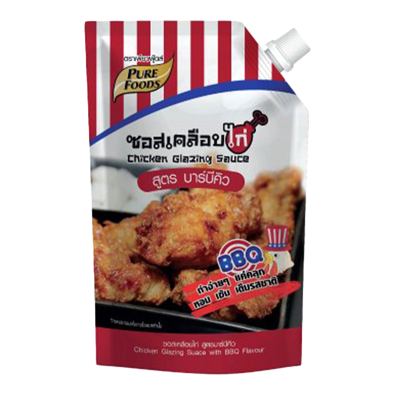 ເພີຍວຟູ້ດສ໌ ຊອສເຄລືອບໄກ່ ສູຕຣບາຣ໌ບີຄິວ 1 ກກ.