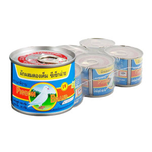 ນກພິຣາບ ຜັກຜສມດອງເຄັມຊີເຊັກສ່າຍ ຝາດຶງ 140 ກ. x 6
