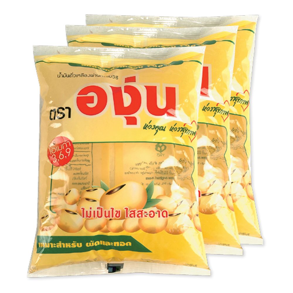 ອງຸ່ນ ນ້ໍາມັນຖັ່ວເຫລືອງ 800 ມລ. x 3