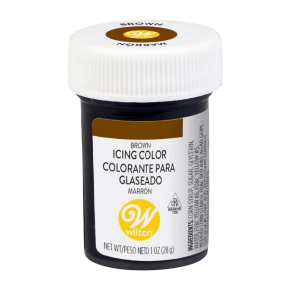 ສີເຈລຜສມອາຫາຣ Wilton Icing Color ຂນາດ 1 ອອນຊ໌ Brown