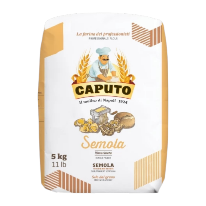 Caputo Semola For Pasta ແປ້ງເຊໂມລາ ແປ້ງພາສຕ້າ 5 kg (FA04)