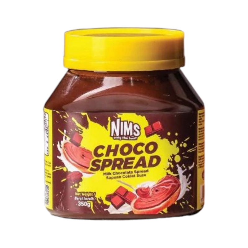 (ຣວມຣສ) Nims chocolate spread  ເນຍຖັ່ວພິຕາຊິໂອ້ Pistachio Butter ຊັອກໂກແລຕສເປຣດ ແຍມທາຂນມປັງ ໄສ້ຂນມ ເບເກອຣ໌ຣີ່ ຊັອກໂກແລຕ ຄຸກກີ,300ກຣັມ