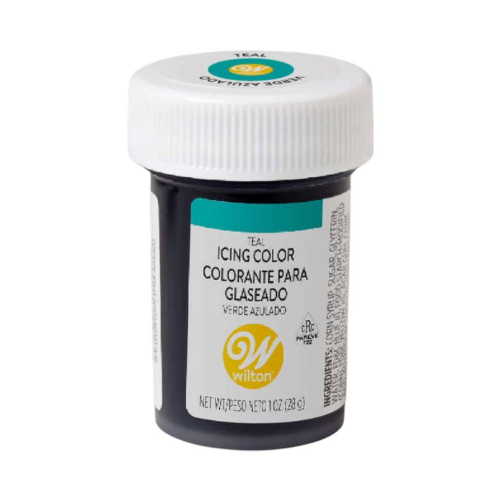 ສີເຈລຜສມອາຫາຣ Wilton Icing Color ຂນາດ 1 ອອນຊ໌ Teal