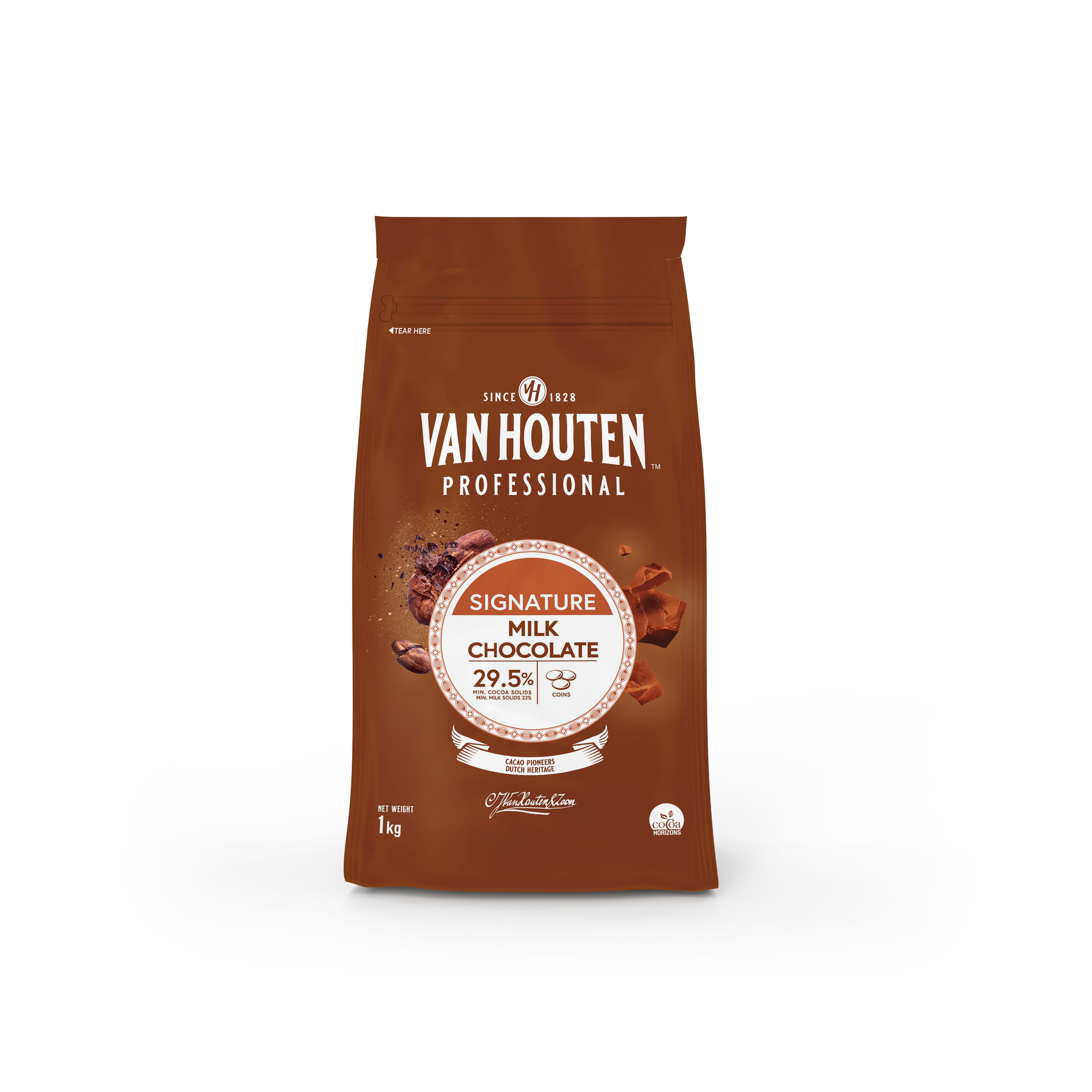 Van Houten ແວນເຮາເຕນມິລຄ໌ຊັອກໂກແລຕ29.5%  1 ກກ.